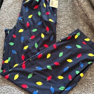 George Navy Holiday Light Print Men’s Pajama Pants. Size Medium. BNWT